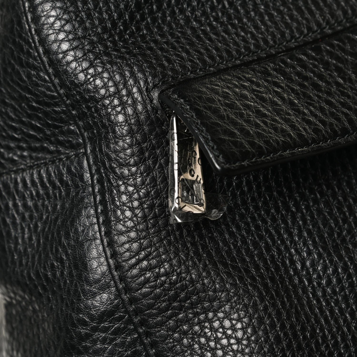 Gucci Pebbled Calfskin Soho Carry On Duffle Black 14 of 15