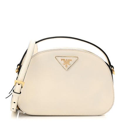 Prada Saffiano Lux Odette Crossbody White 1 of 14