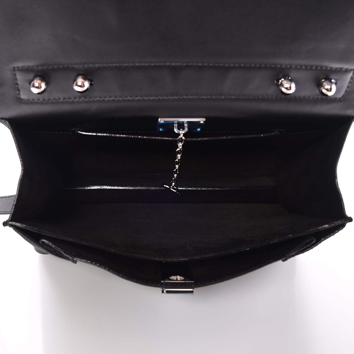 Proenza Schouler Suede Medium Hava Top Handle Bag Black 6 of 7