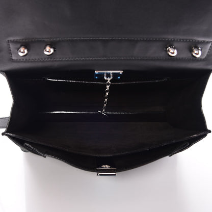 Proenza Schouler Suede Medium Hava Top Handle Bag Black 6 of 7