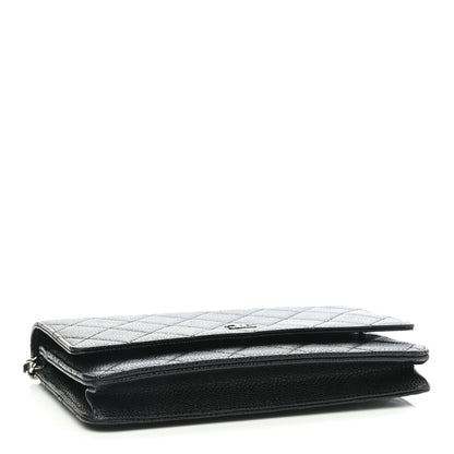 Chanel Caviar Quilted Wallet On Chain WOC Black 5 of 11