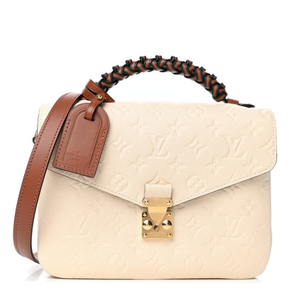 Louis Vuitton Empreinte Braided Pochette Metis Creme Beige Caramel 1 of 4