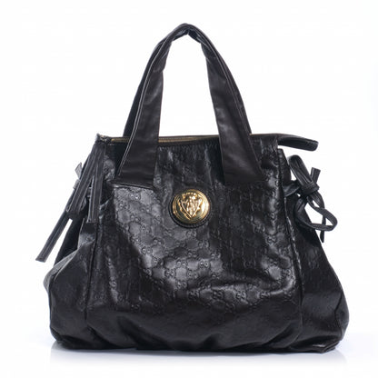 Gucci Guccissima Hysteria Tote Dark Brown 1 of 8