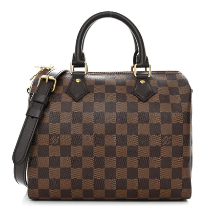 Louis Vuitton Damier Ebene Speedy Bandouliere 25 1 of 10
