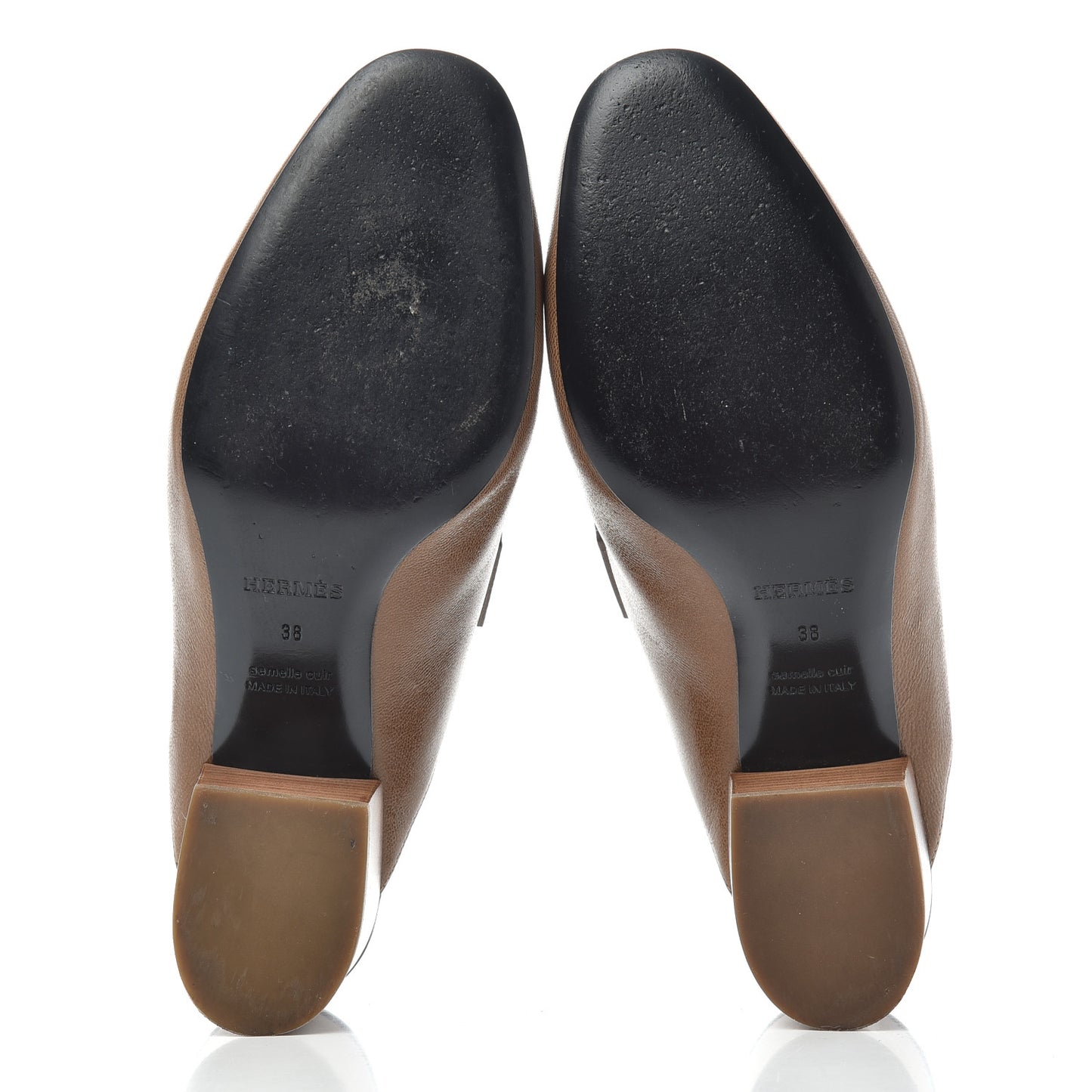 Goatskin Paradis Mules 38 Taupe