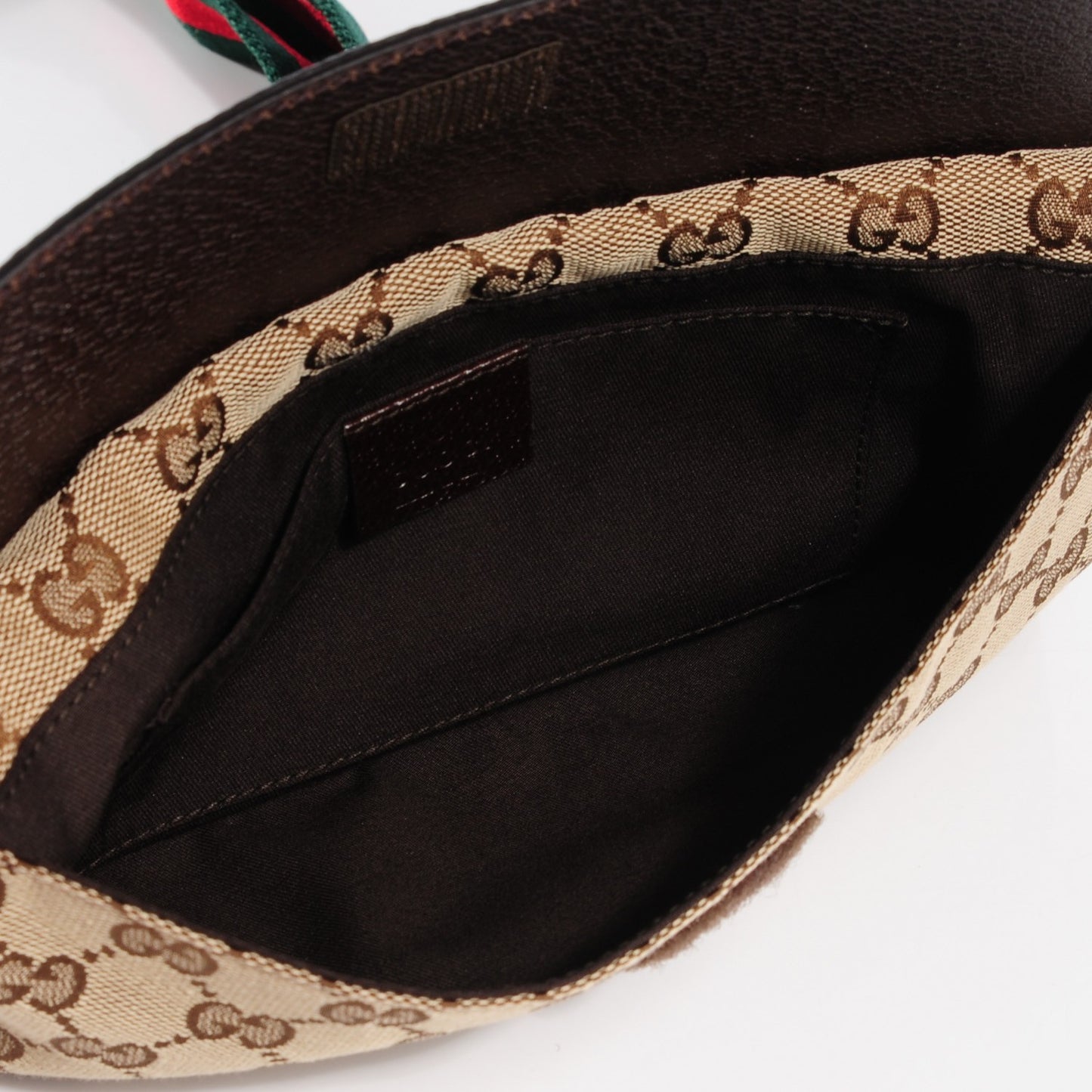 Monogram Pouch Bag Dark Brown