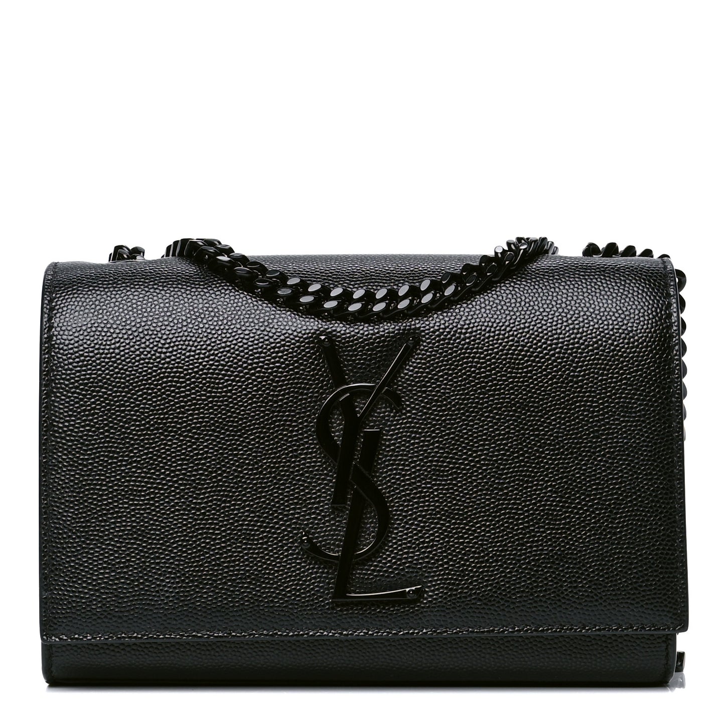 Grain De Poudre Small Monogram Kate Satchel Black