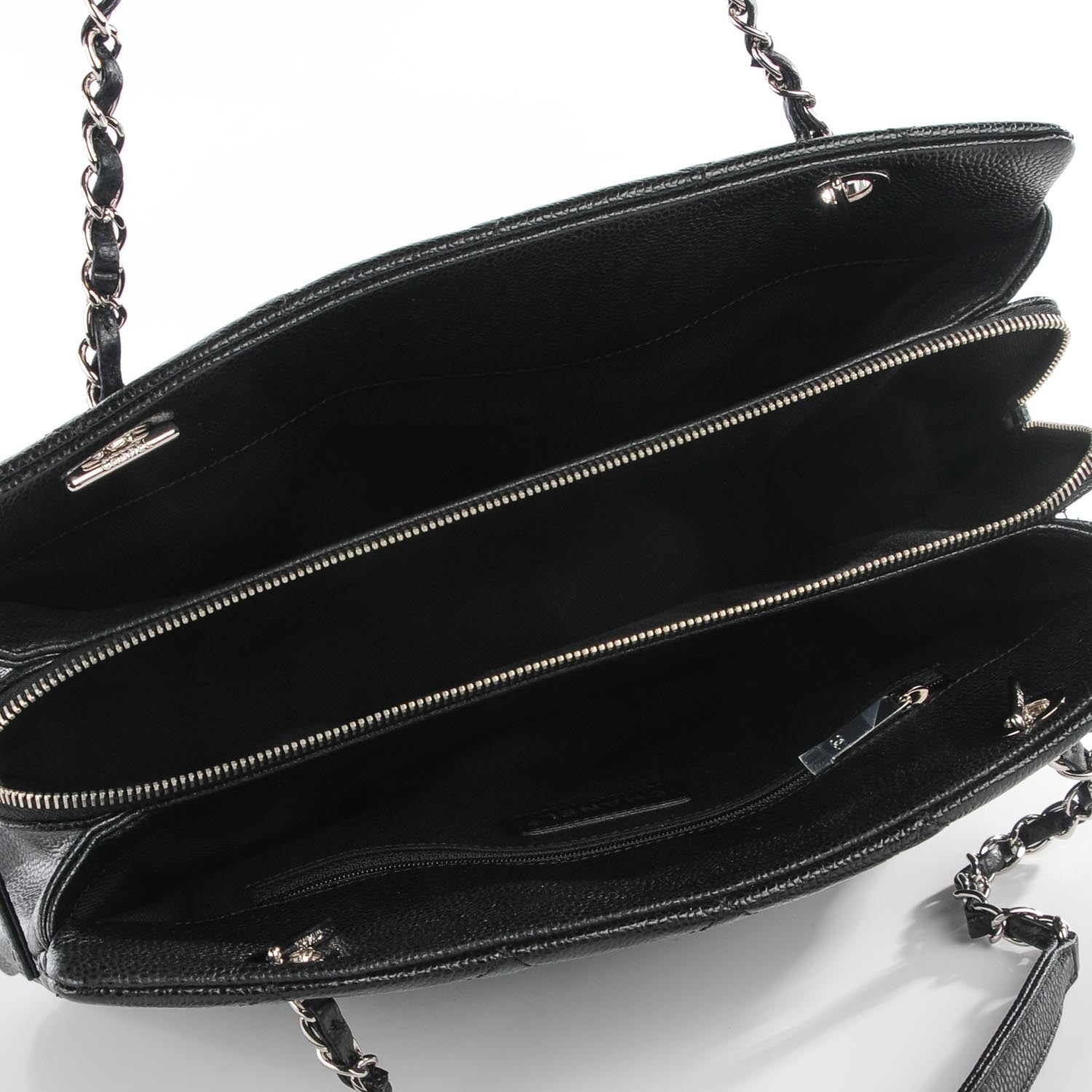 Chanel Caviar CC Timeless Tote Black 5 of 8