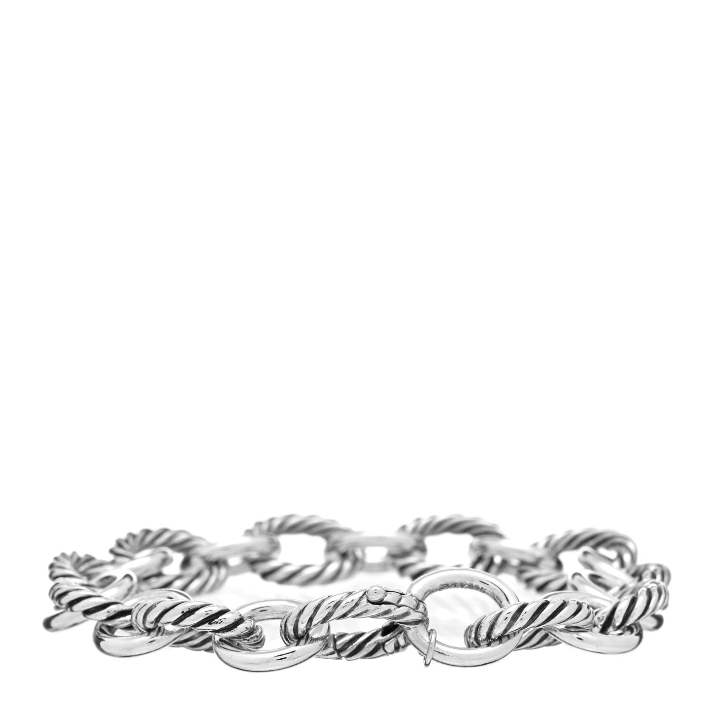 Sterling Silver 13mm Large Oval Link Bracelet