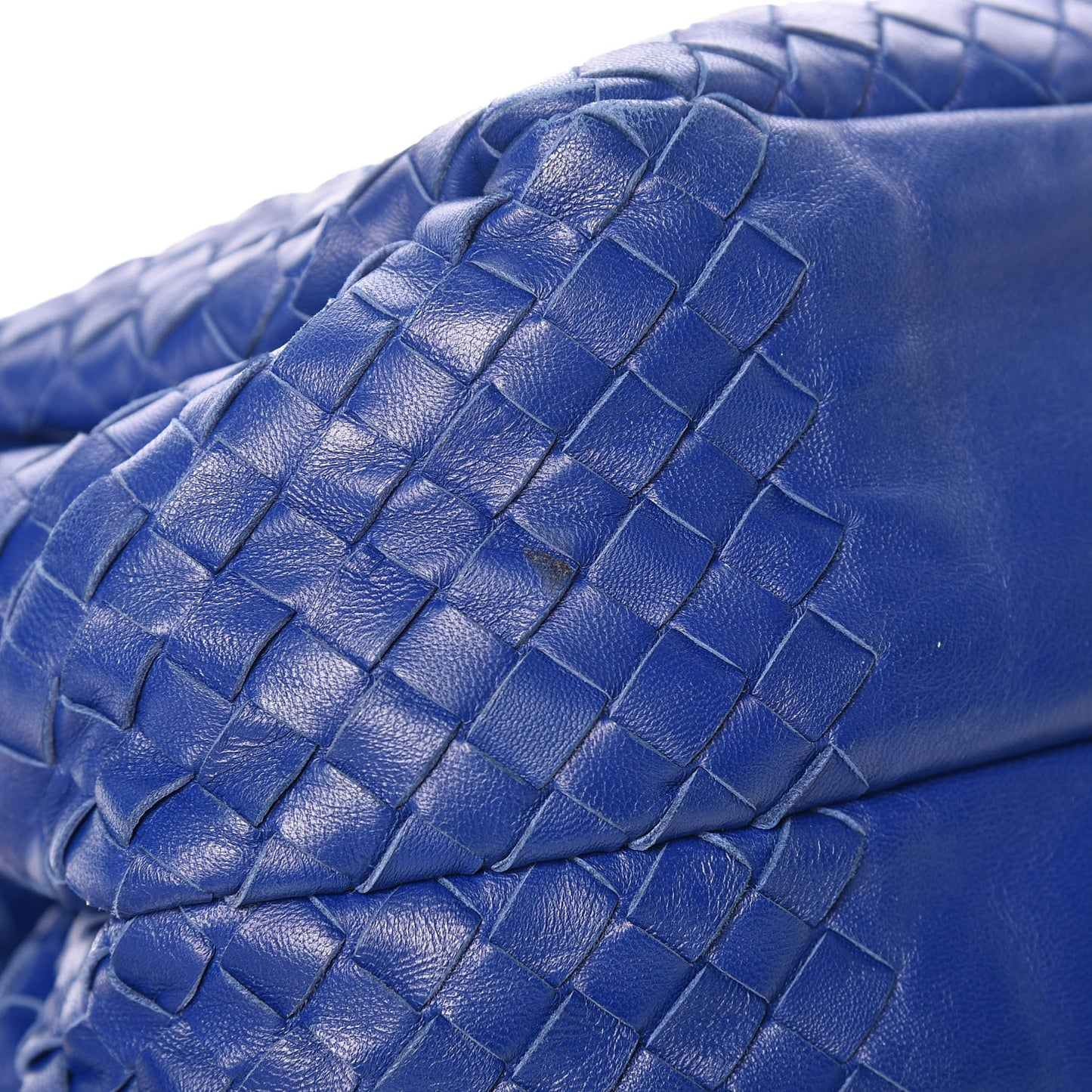 Nappa Intrecciato Medium Campana Hobo Atlantic Blue