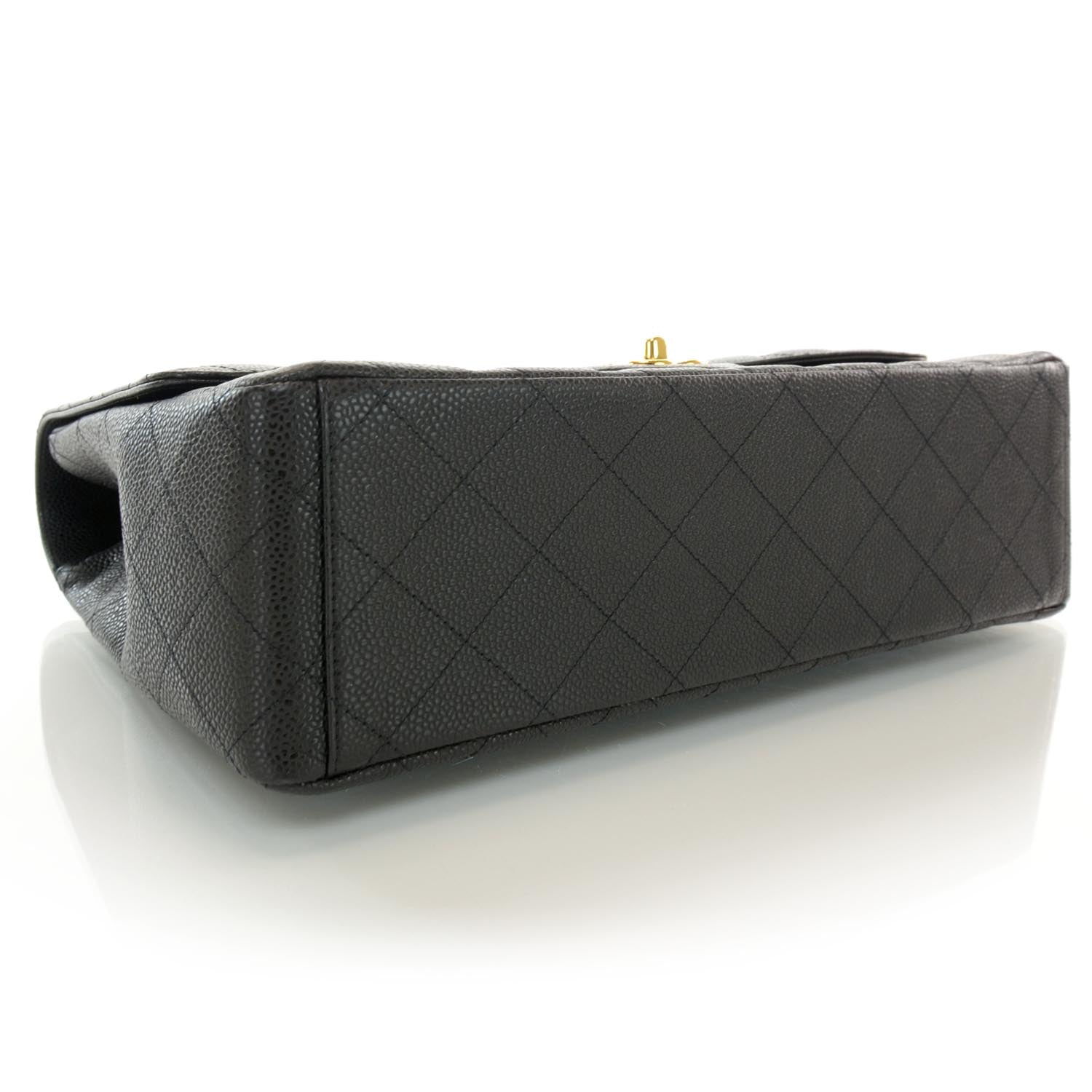 Chanel Caviar Maxi Single Flap Black 4 of 10