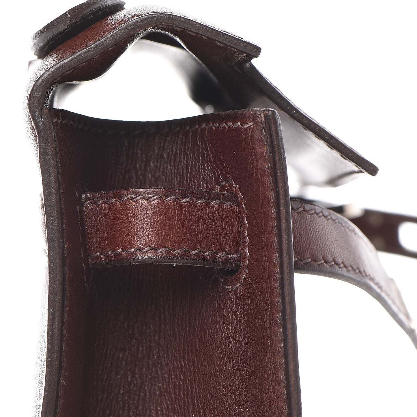 Evercalf Kelly Pochette Clutch Havane