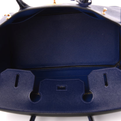Hermes Epsom Birkin 30 Bleu Saphir 7 of 30