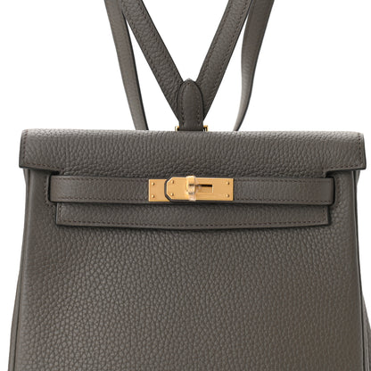 Hermes Togo Kelly Ado Backpack Etain 7 of 9