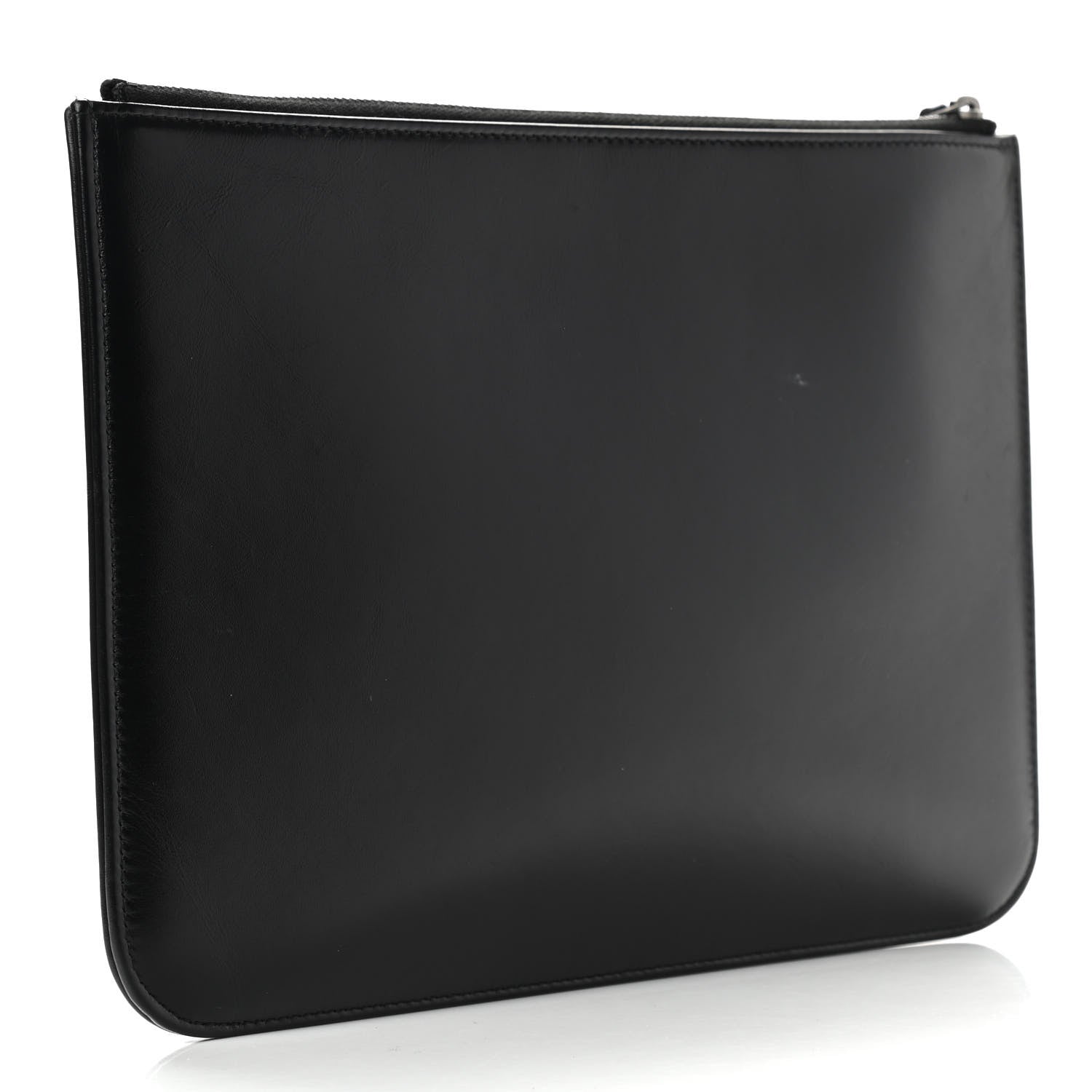 Chanel Aged Calfskin Medium Charms Deauville Pouch Black 3 of 9