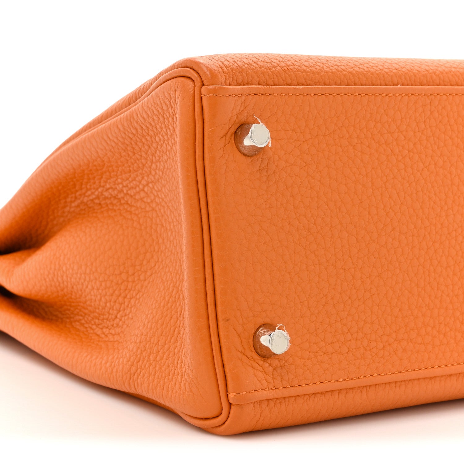 Hermes Togo Kelly Retourne 32 Orange 10 of 11