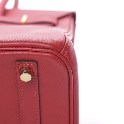 Hermes Epsom Birkin 30 Rouge Casaque 11 of 13