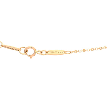 Tiffany 18K Rose Gold Diamond .10ct Elsa Peretti Diamonds by the Yard Pendant Necklace 5 of 5