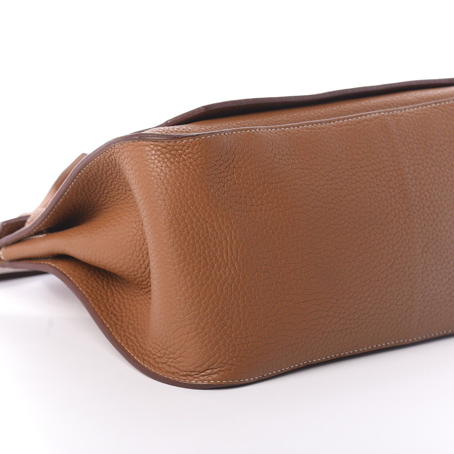 Hermes Taurillon Clemence Jypsiere 34 Gold 8 of 11