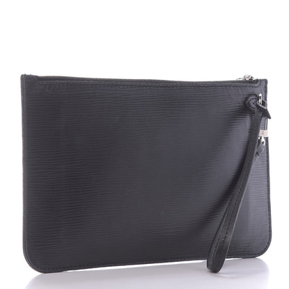 Louis Vuitton Epi Neverfull Pochette MM GM Black 3 of 14