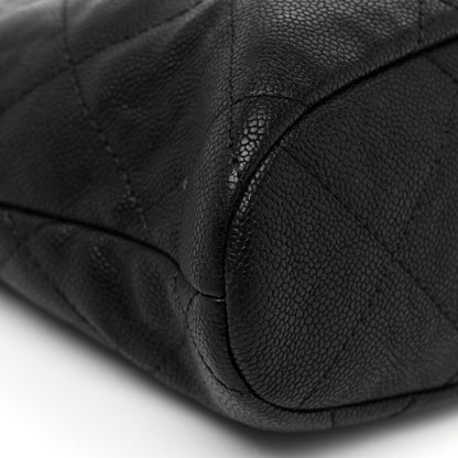 Chanel Caviar Quilted Large CC Tote Black 17 of 17