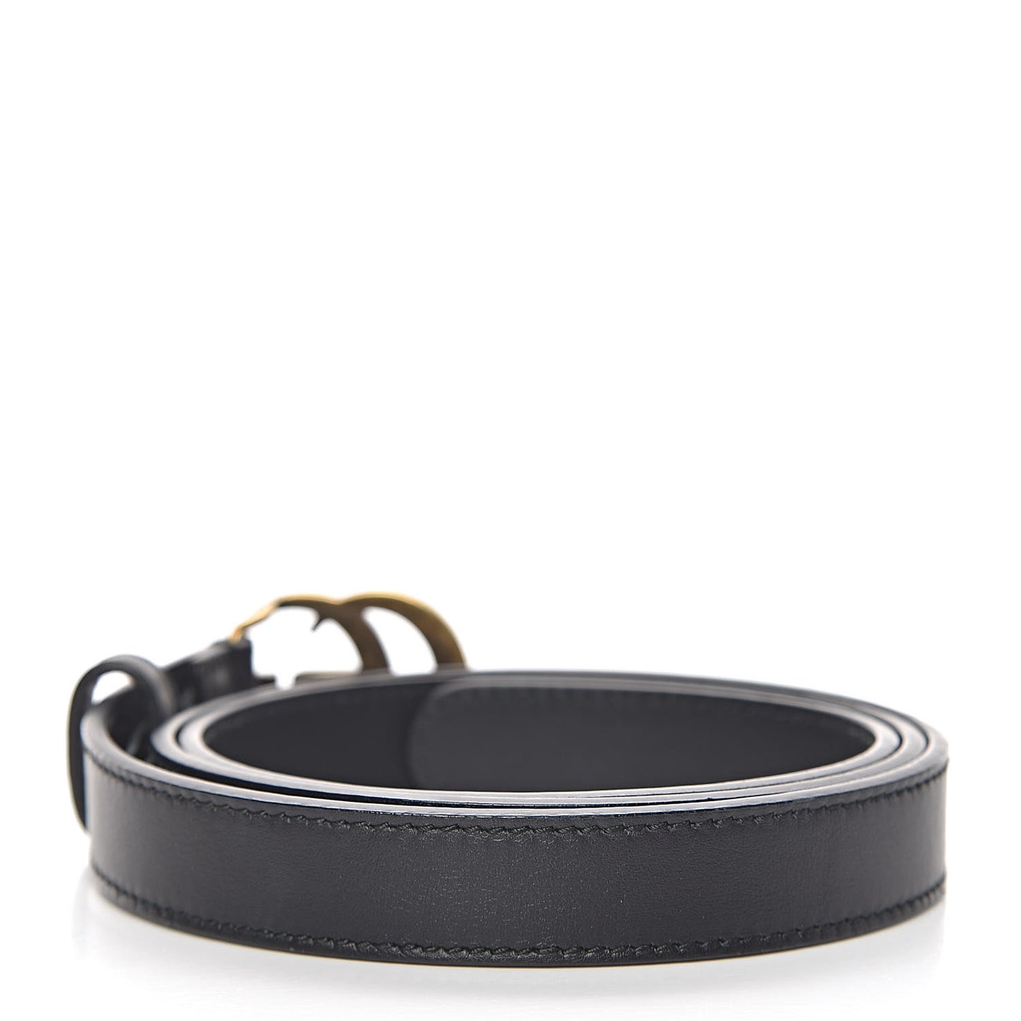 Calfskin Double G 20mm Belt 85 34 Black