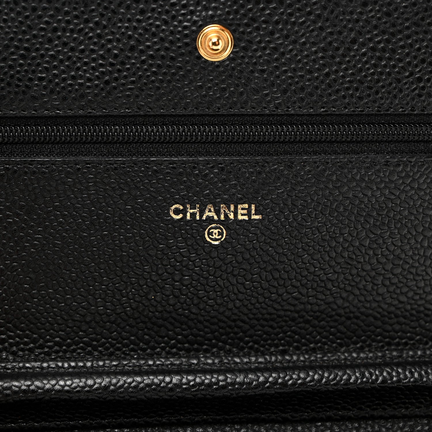 Chanel Caviar Quilted Wallet on Chain WOC Black 6 of 11