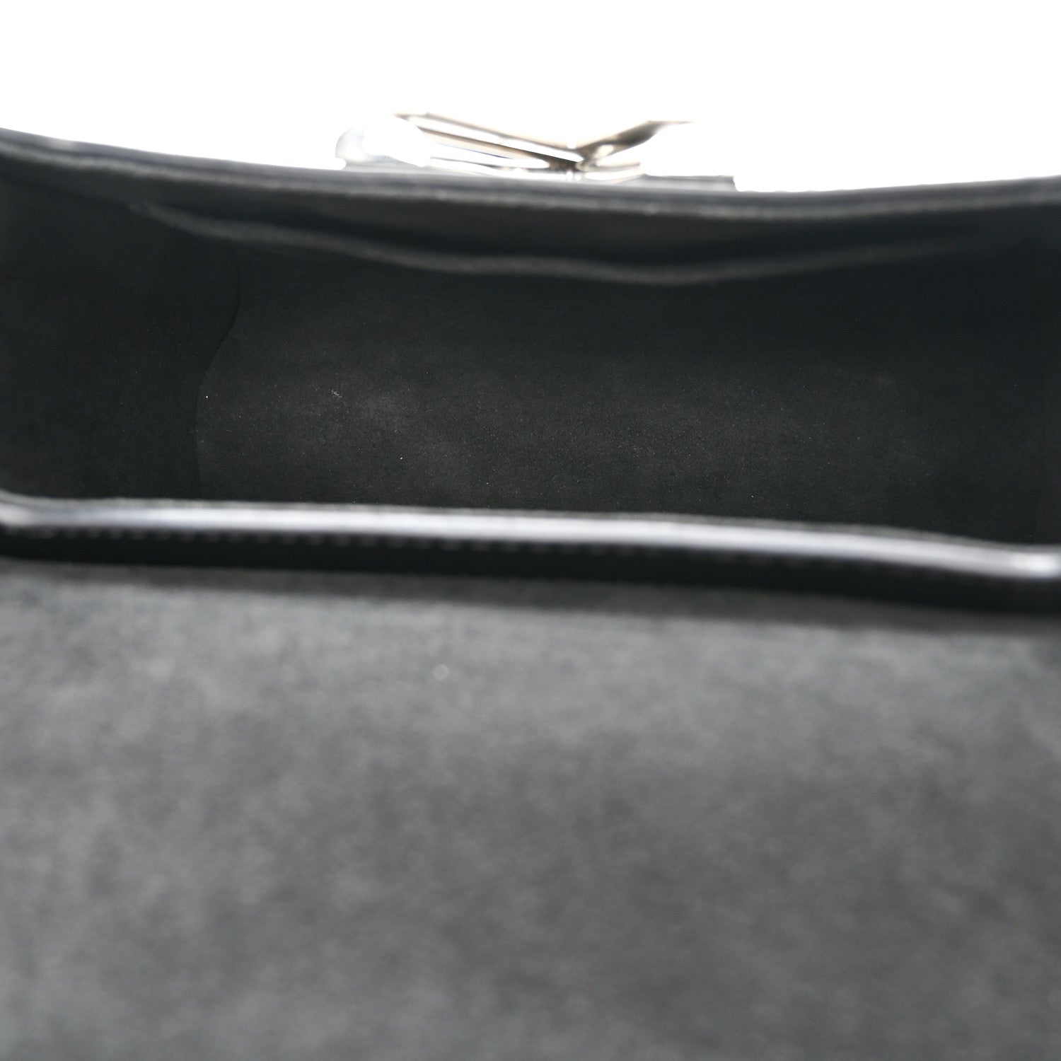 Louis Vuitton Epi Monogram Spaceship Embossed Twist Shoulder Bag PM Black 5 of 11