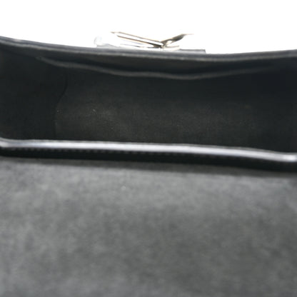 Louis Vuitton Epi Monogram Spaceship Embossed Twist Shoulder Bag PM Black 5 of 11