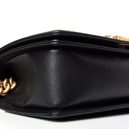 Chanel Caviar Quilted Medium Boy Flap Black 8 of 9