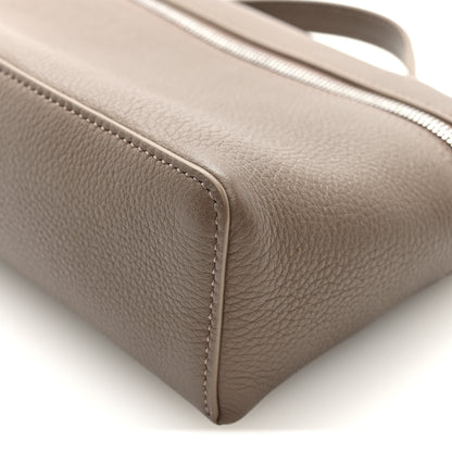 Loro Piana Grained Calfskin L19 Extra Pocket Pouch Warm Mastic 9 of 9