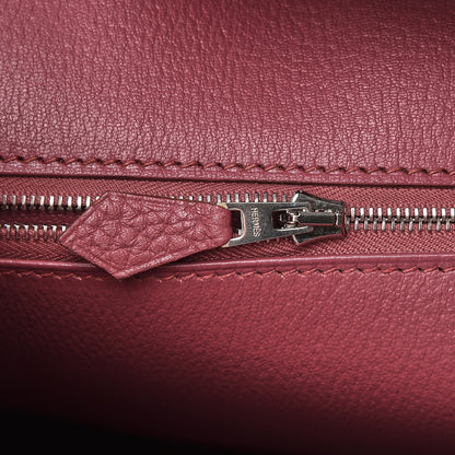 Hermes Taurillon Clemence Birkin 40 Bois de Rose 17 of 34