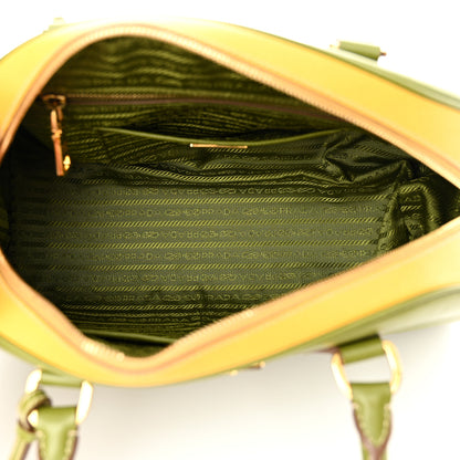 Prada Saffiano Lux Bowling Bag Edera Mimosa 5 of 12