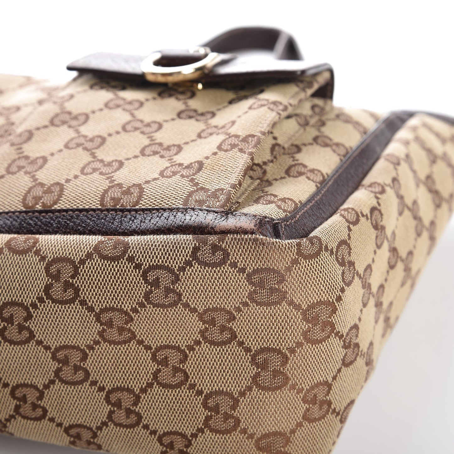 Monogram Abbey D Ring Tote Dark Brown