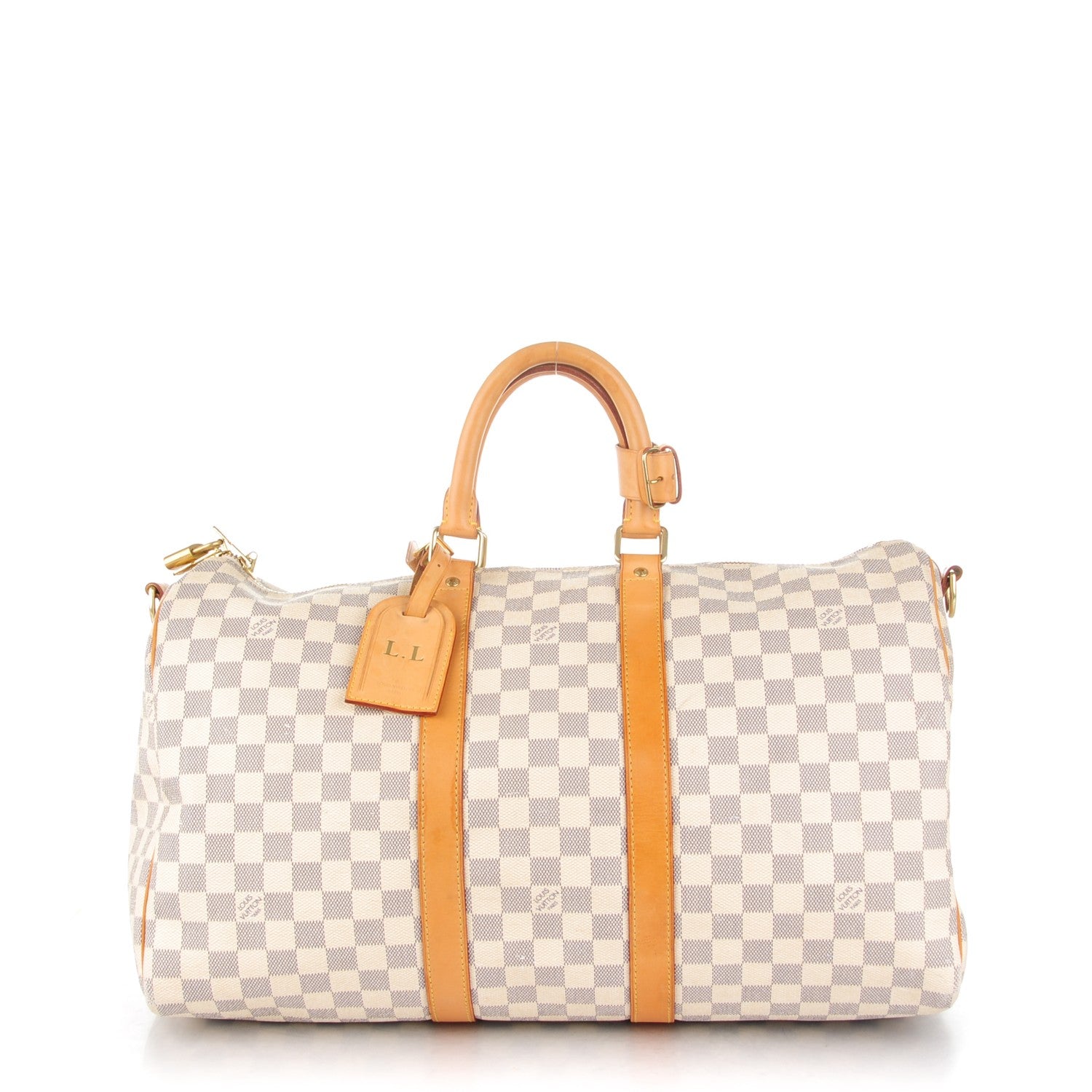 Louis Vuitton Damier Azur Keepall Bandouliere 45 1 of 7