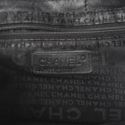 Chanel Lambskin Square Stitched Tote Black 6 of 10