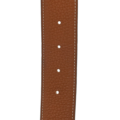 Hermes Box Togo 32mm H Belt 110 44 Black Gold 4 of 5