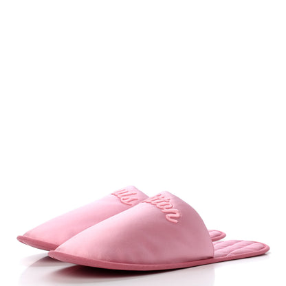 Louis Vuitton Satin LV Suite Flat Mule 40-41 Rose 3 of 8