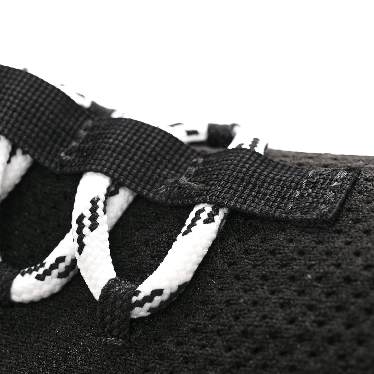 Balenciaga Recycled Knit Bi-Color Sole Womens Speed Lace Up Sneakers 37 Black White 13 of 13