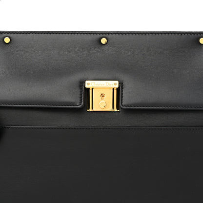 Christian Dior Smooth Calfskin Parisienne Bag Black 8 of 10