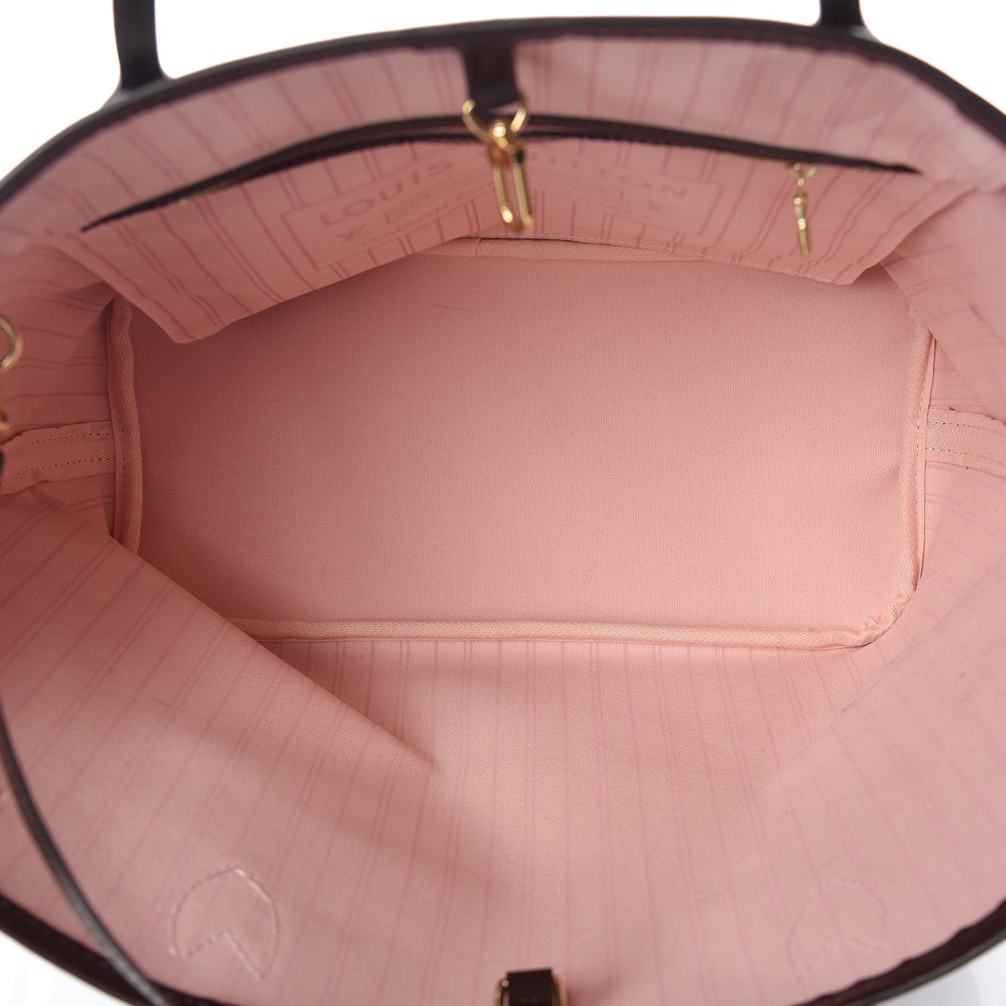 Damier Ebene Neo Neverfull MM Rose Ballerine