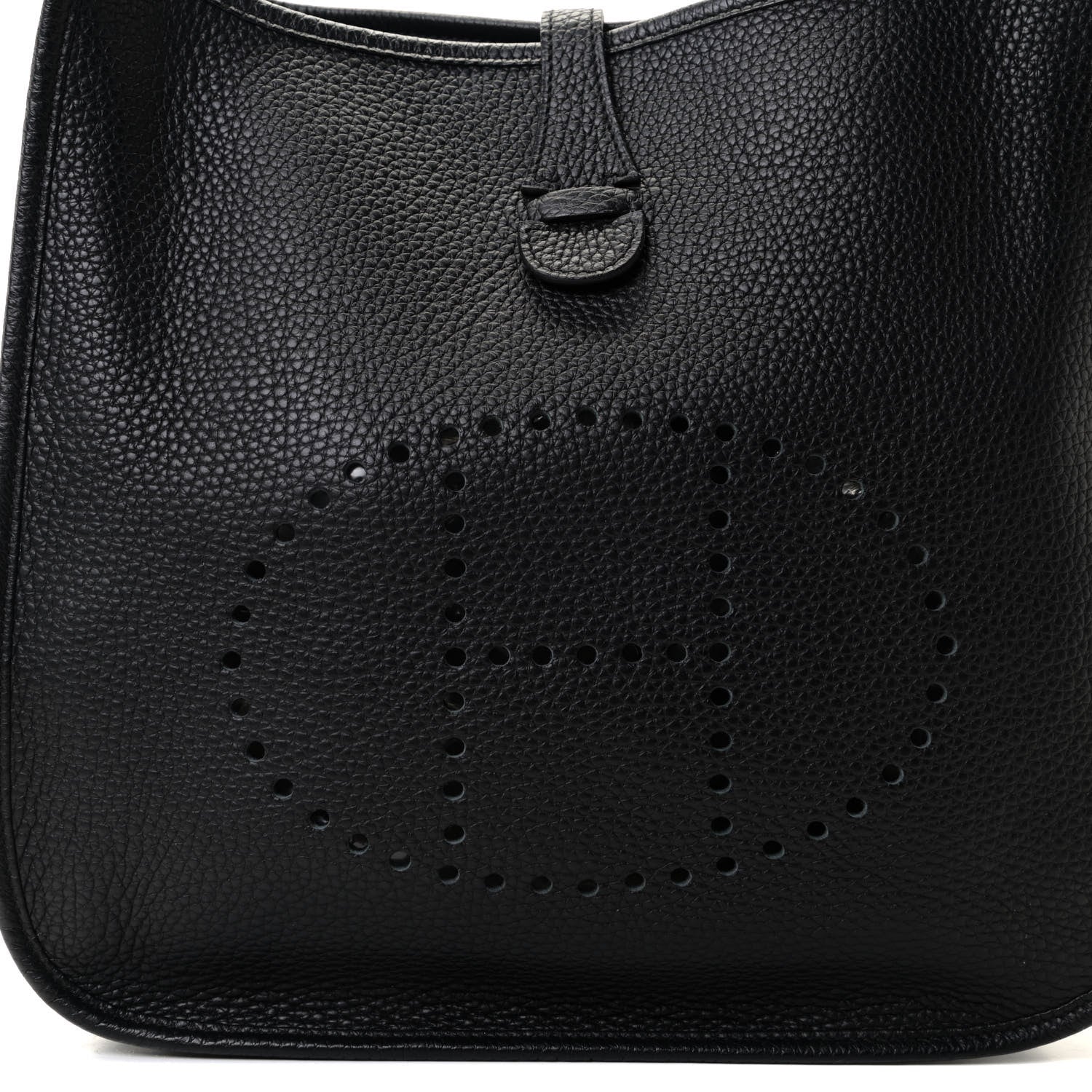 Hermes Taurillon Clemence Evelyne III PM Black 7 of 9