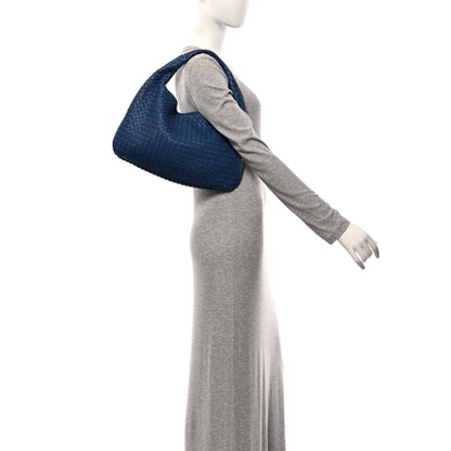 Bottega Veneta Nappa Intrecciato Medium Veneta Hobo Cobalt 2 of 11
