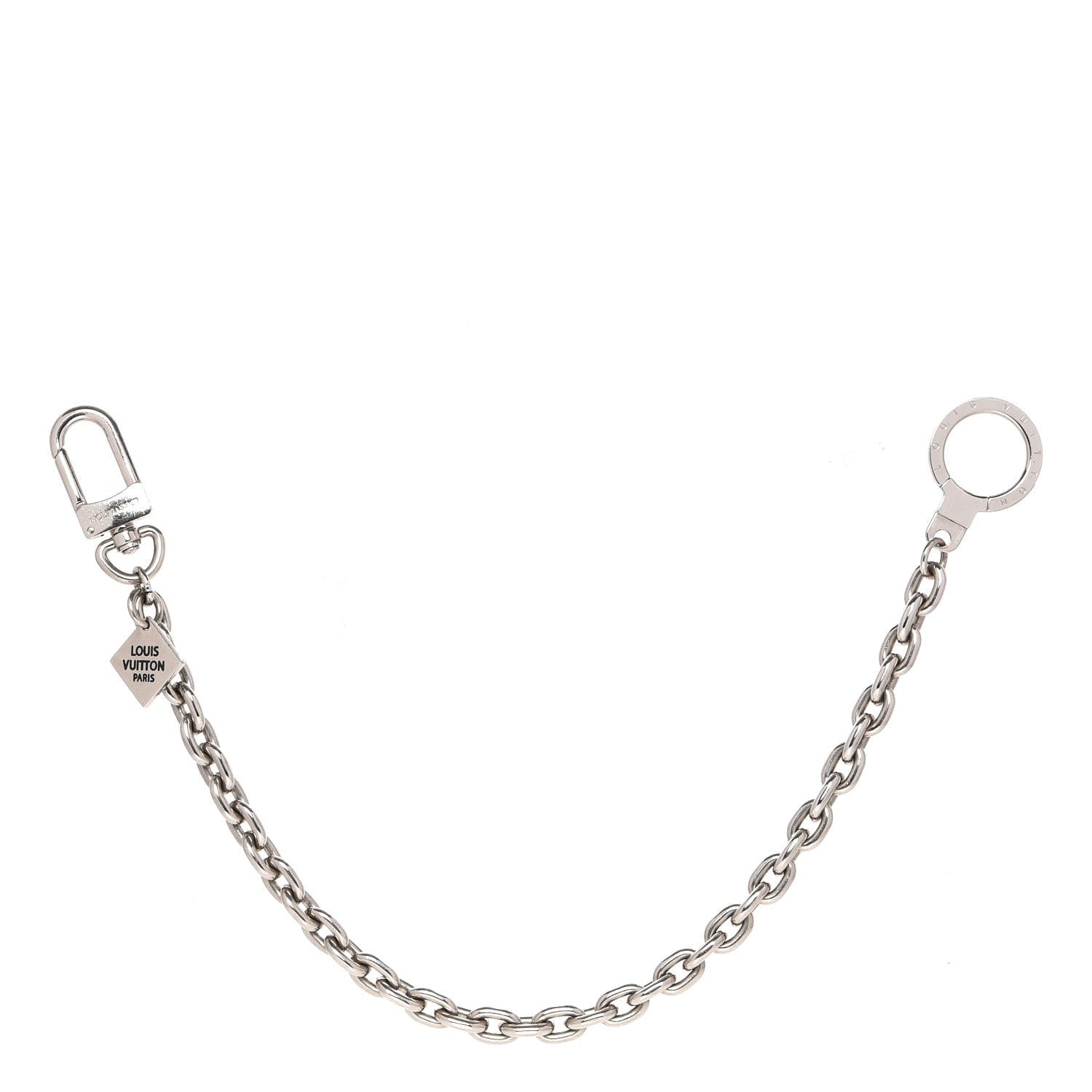Louis Vuitton Metal Mens XL Key Chain Silver 1 of 3