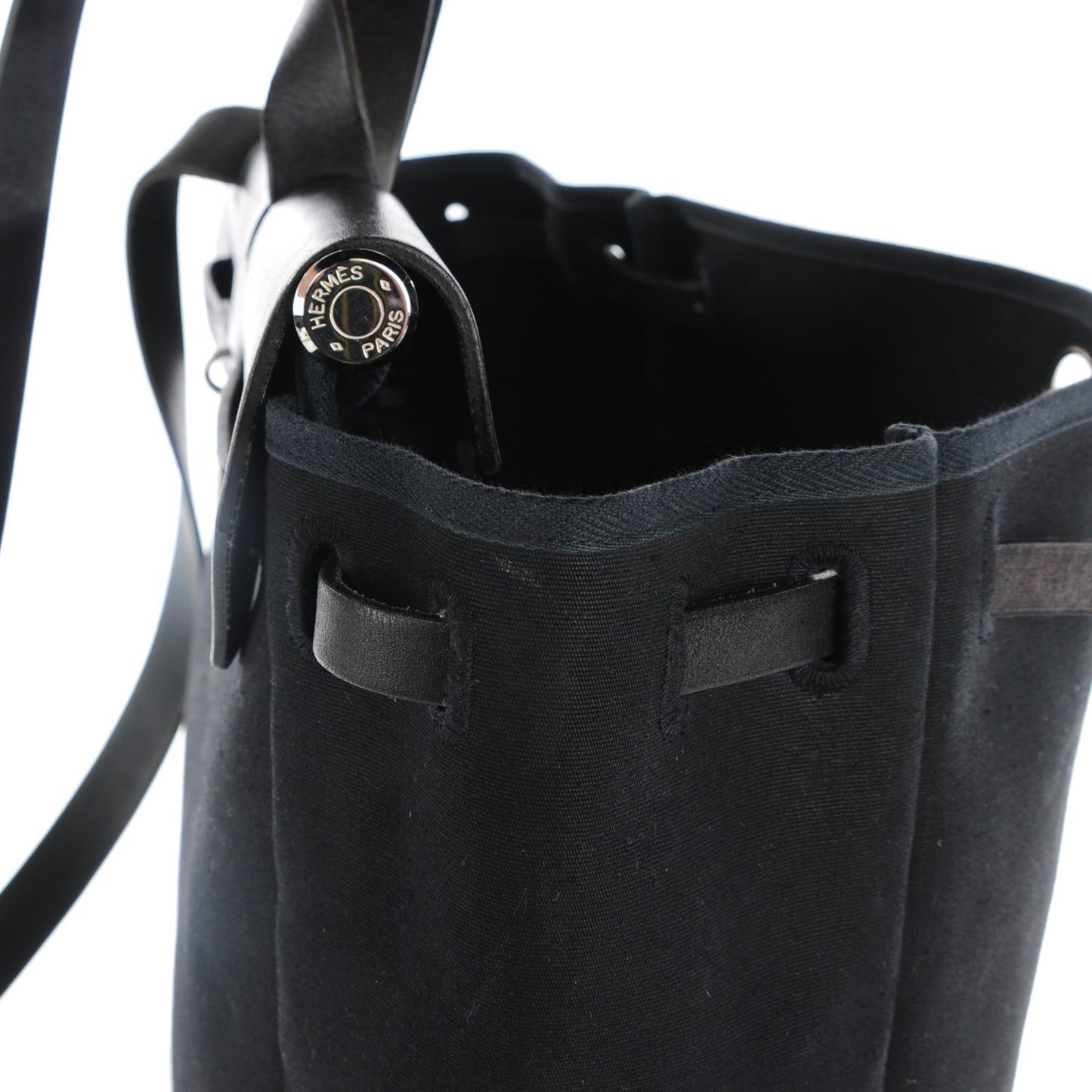 Toile Vache Calfskin Herbag 40 GM Black