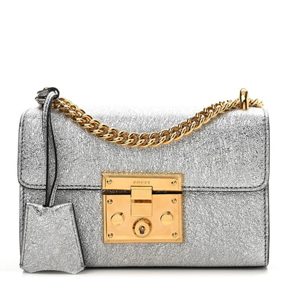 Gucci Galassia Small Padlock Shoulder Bag Argento 1 of 10