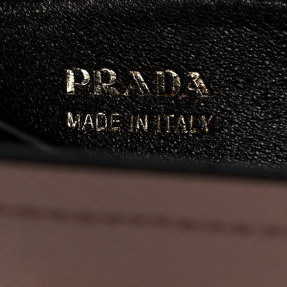 Prada Saffiano Cuir Small Double Bag Cammeo Black 6 of 11