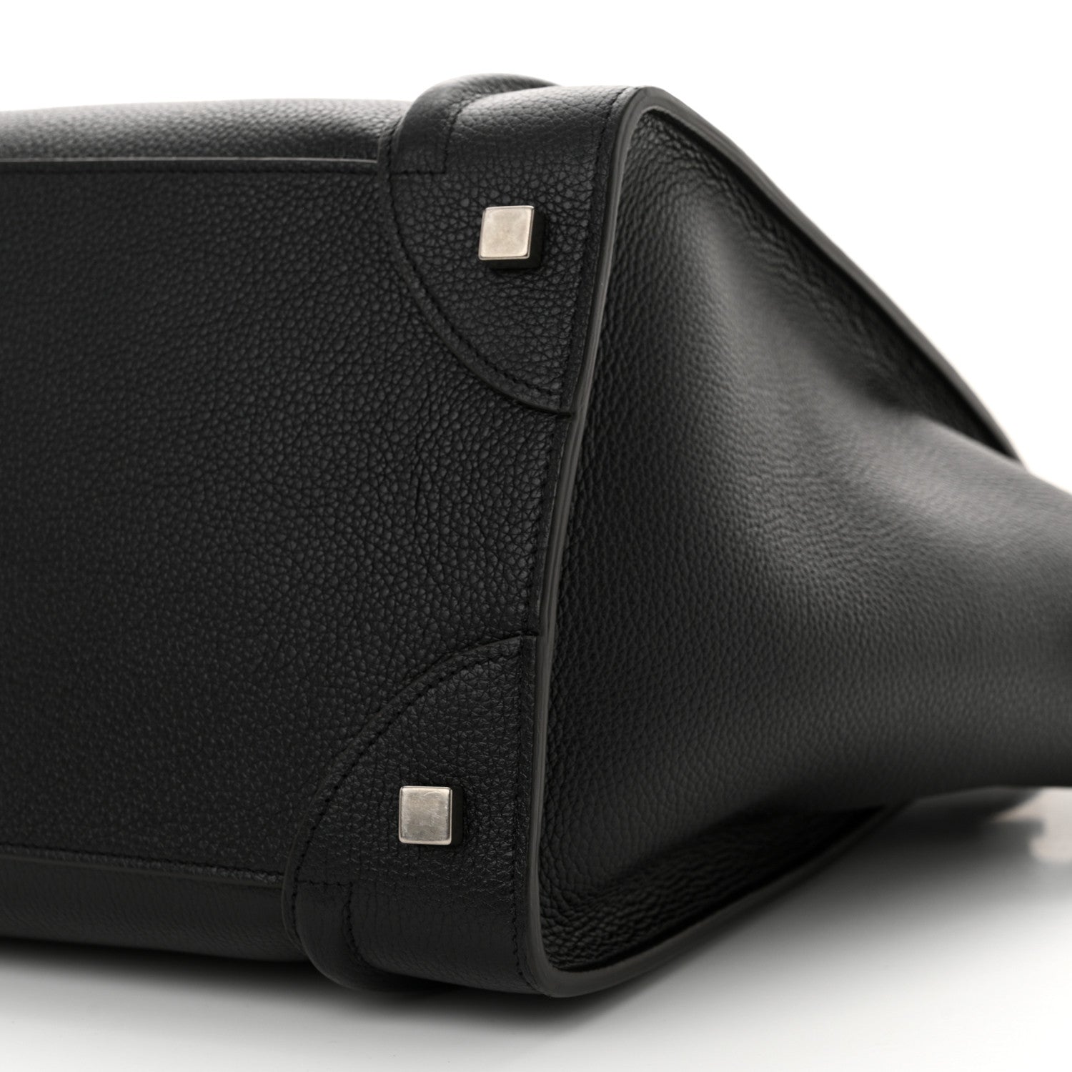 Celine Drummed Calfskin Mini Luggage Black 10 of 13