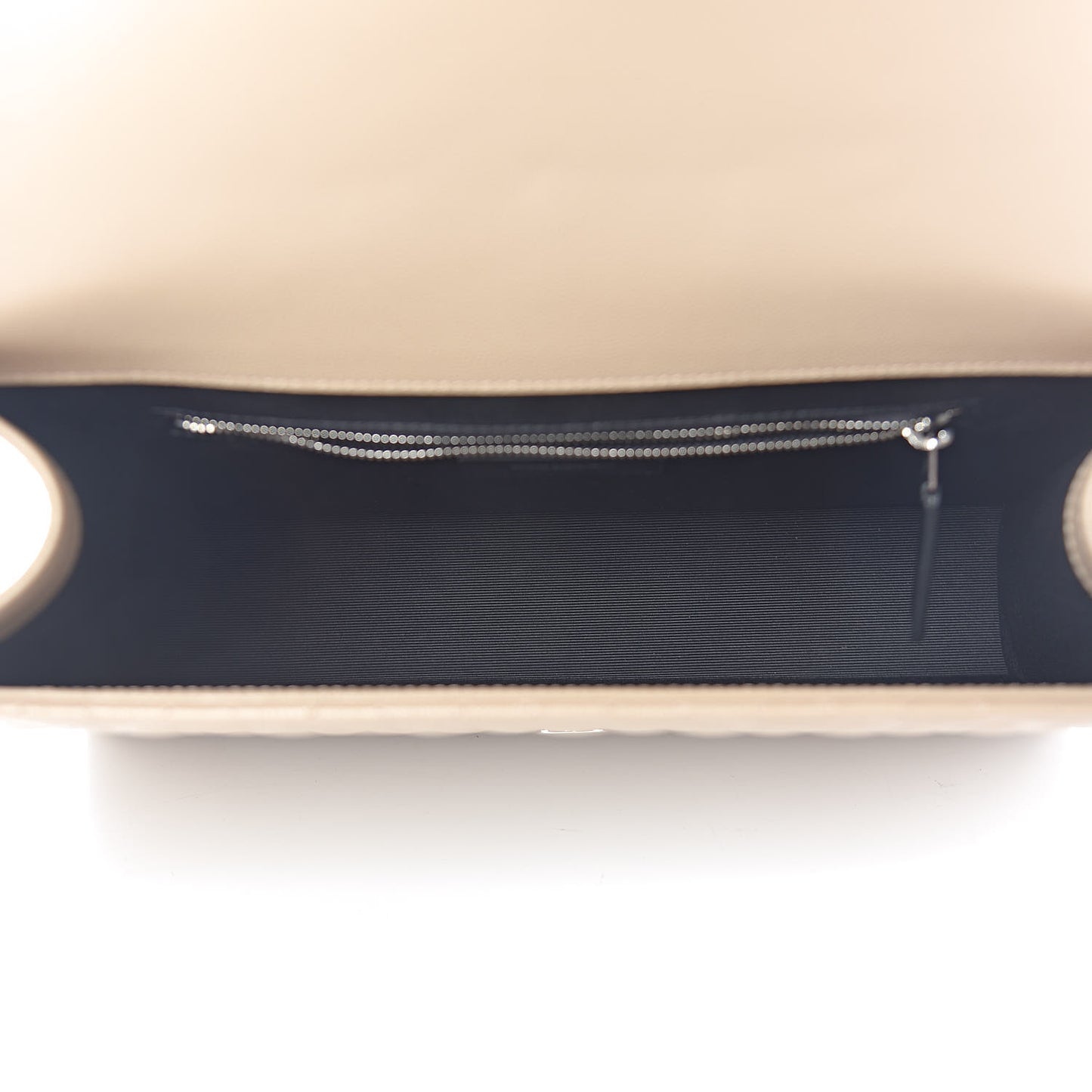 Grain De Poudre Large Tri-Quilt Monogram Satchel Dark Beige