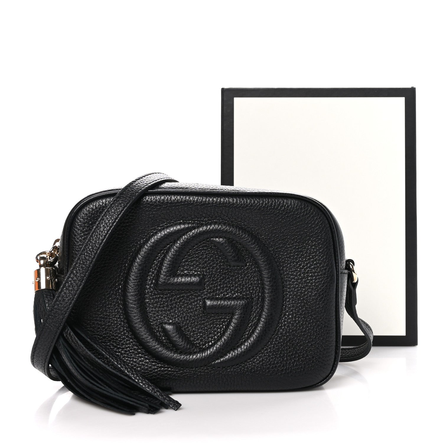 Gucci Pebbled Calfskin Small Soho Disco Bag Black 12 of 12